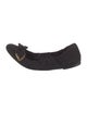 Louis Vuitton Satin Bow Accents Ballet Flats