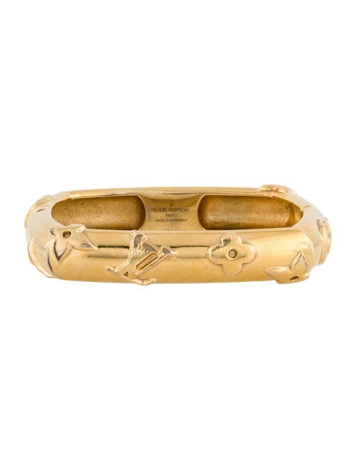Louis Vuitton Monogram Hinged Bangle Bracelet