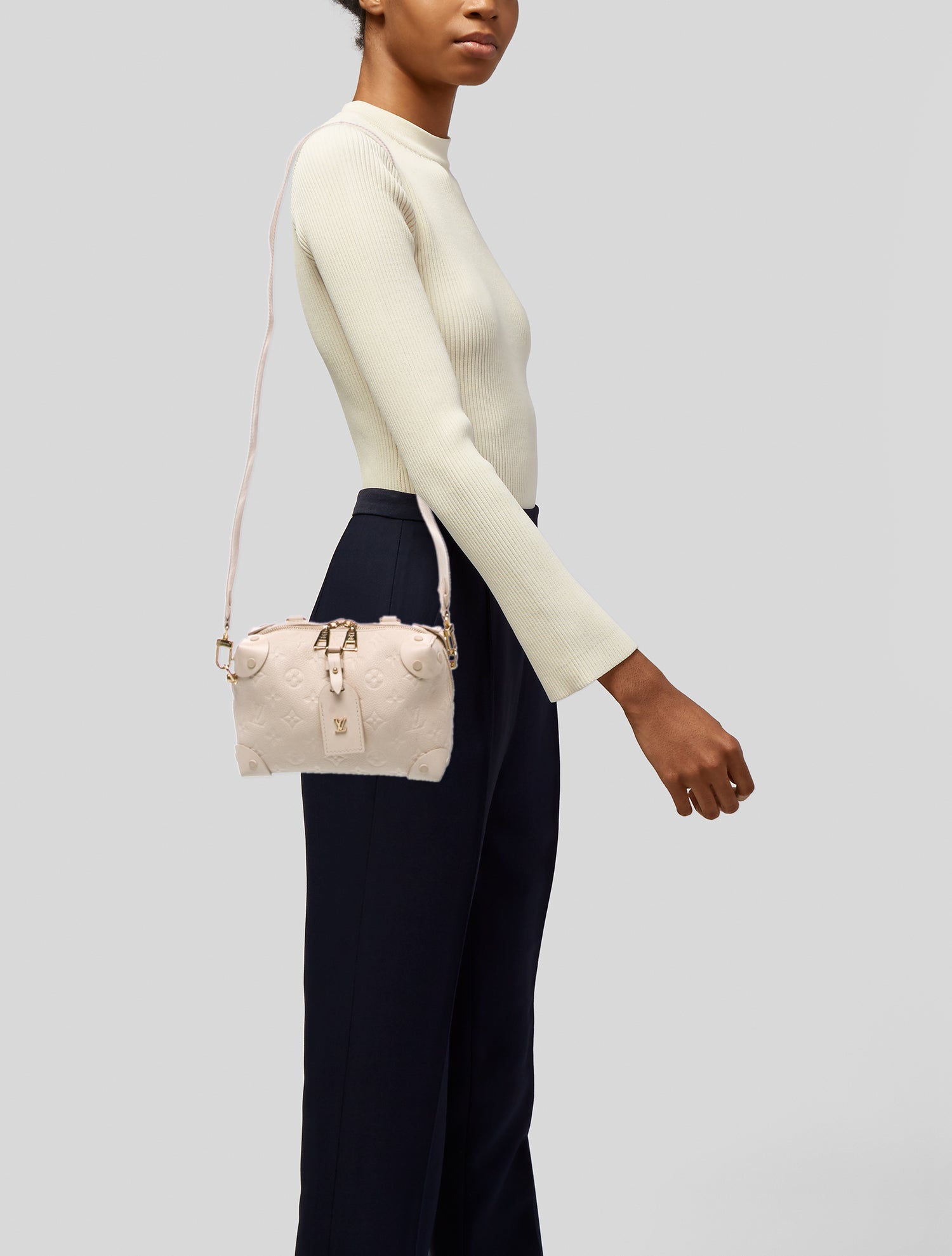 Louis Vuitton LV Monogram Petite Malle Souple