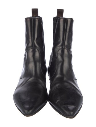 Louis Vuitton Monogram Idylle Pattern Leather Chelsea Boots