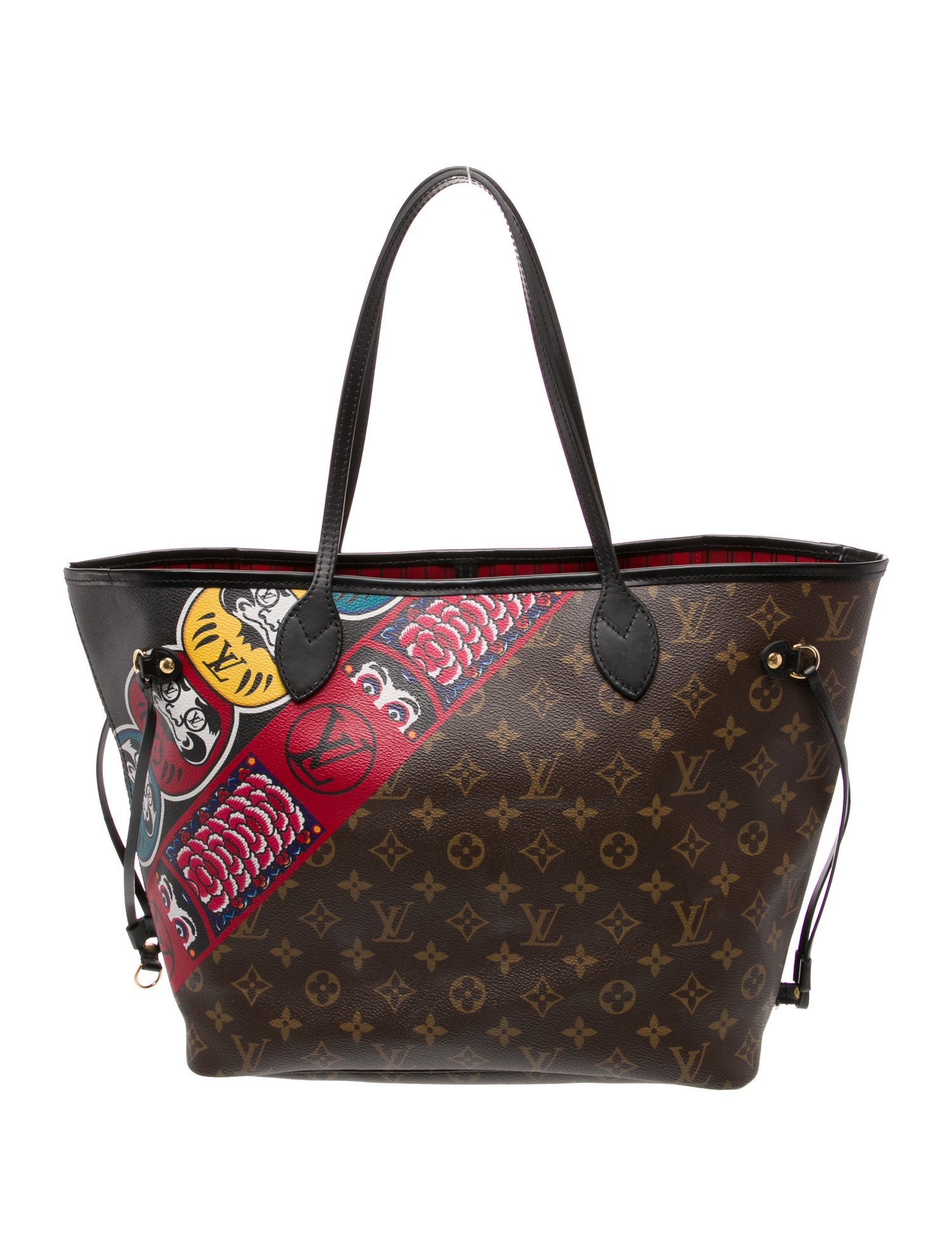 Louis Vuitton LV Monogram Kabuki Neverfull w/Pouch MM