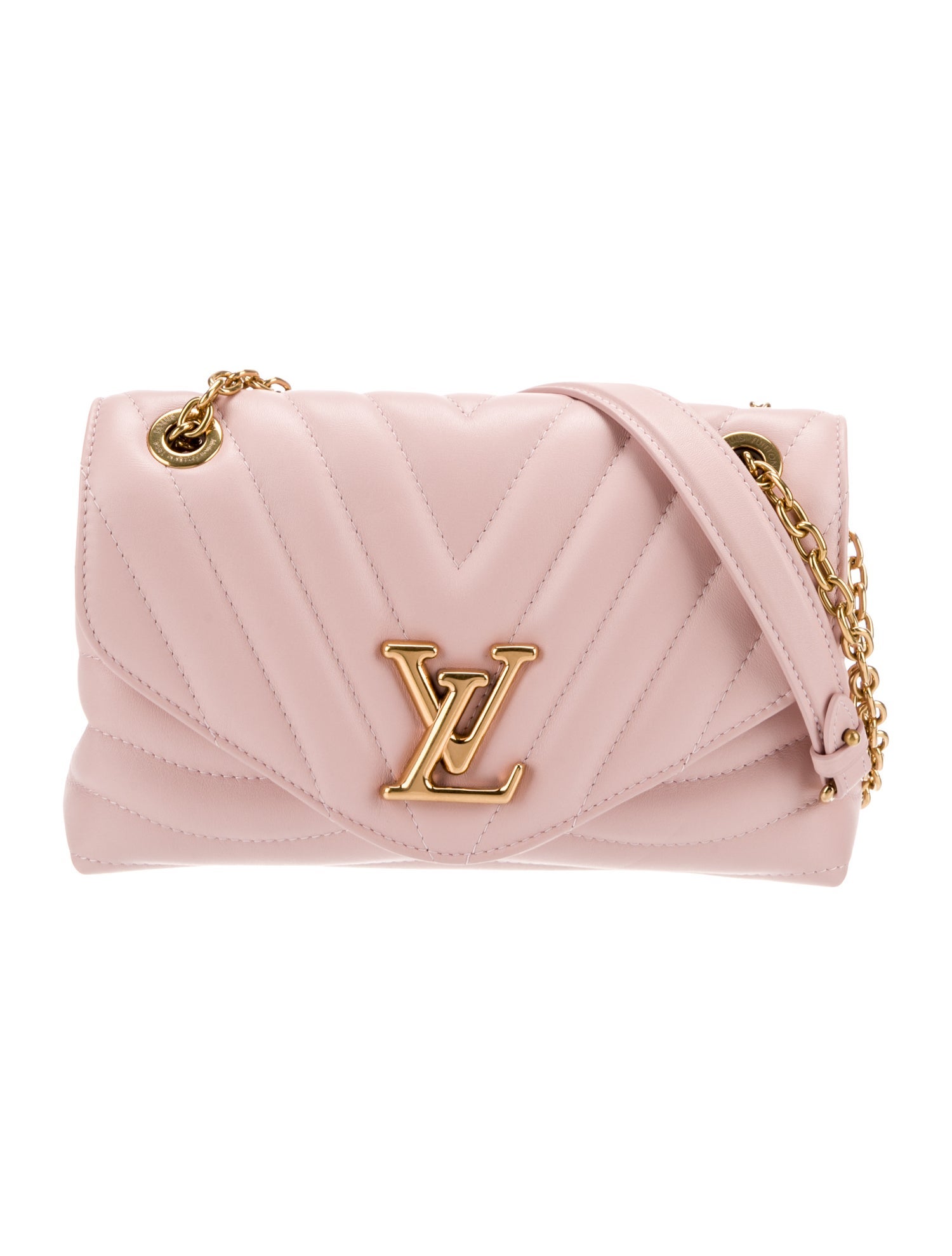 Louis Vuitton Taurillon Leather New Wave Chain MM