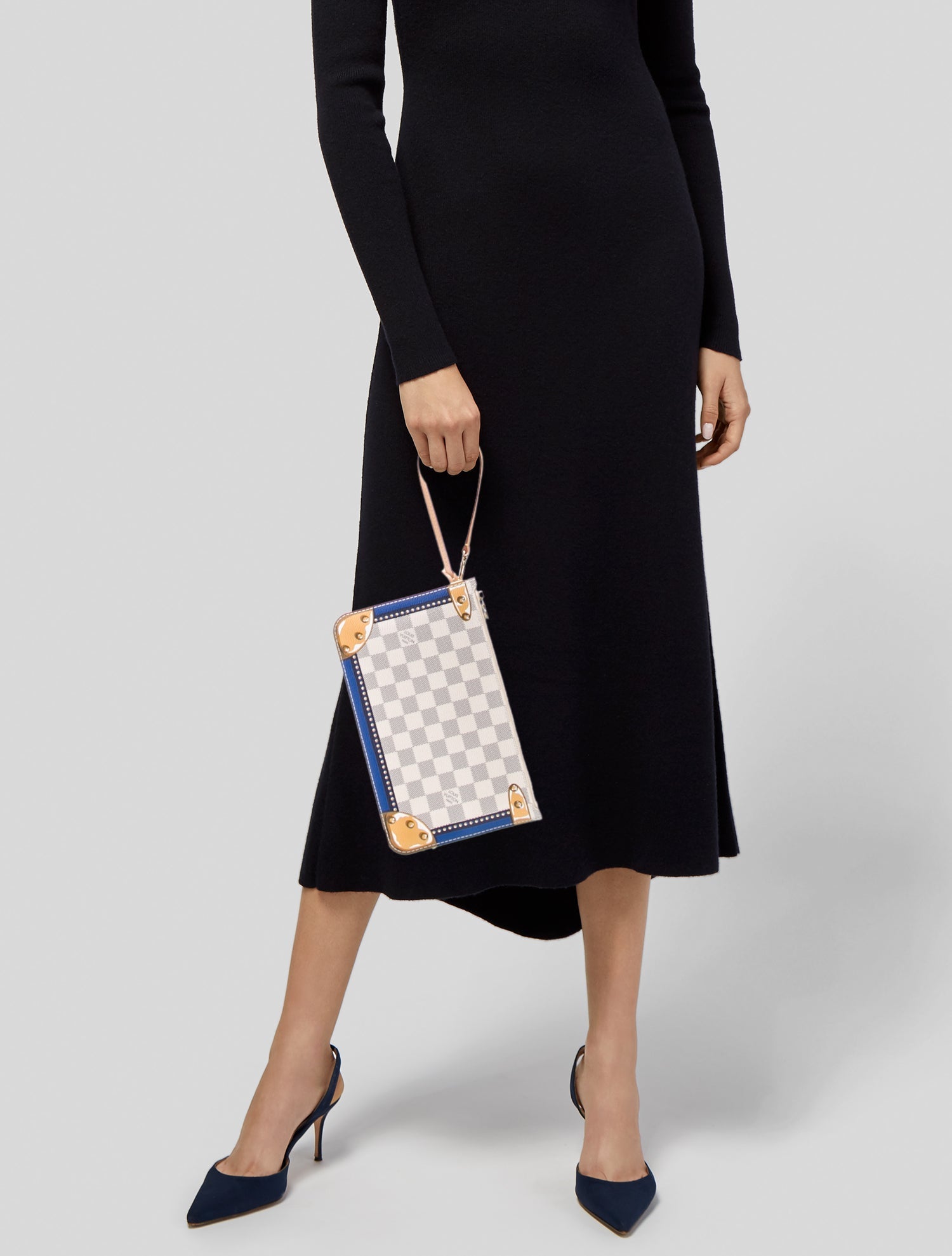 Louis Vuitton Damier Azur Neverfull Pouch