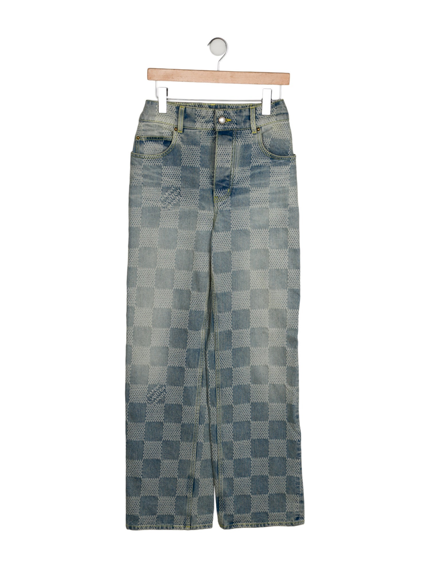 Louis Vuitton Damier Print Denim Skate Jean