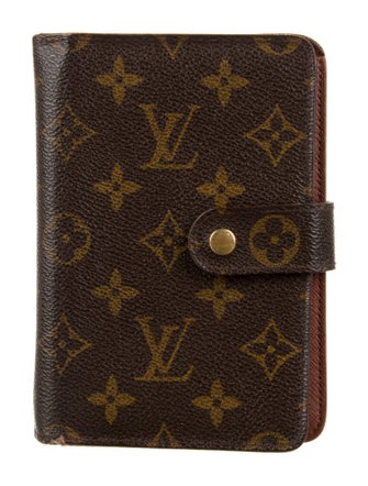 Louis Vuitton Monogram Pattern Coated Canvas Porte-Papier Zippé Wallet