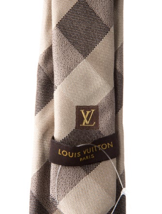Louis Vuitton patterned silk tie