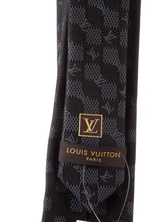 Louis Vuitton patterned silk tie