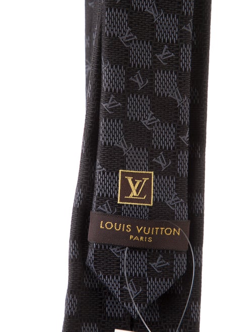 Louis Vuitton patterned silk tie