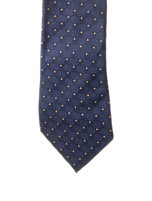 Louis Vuitton patterned silk tie