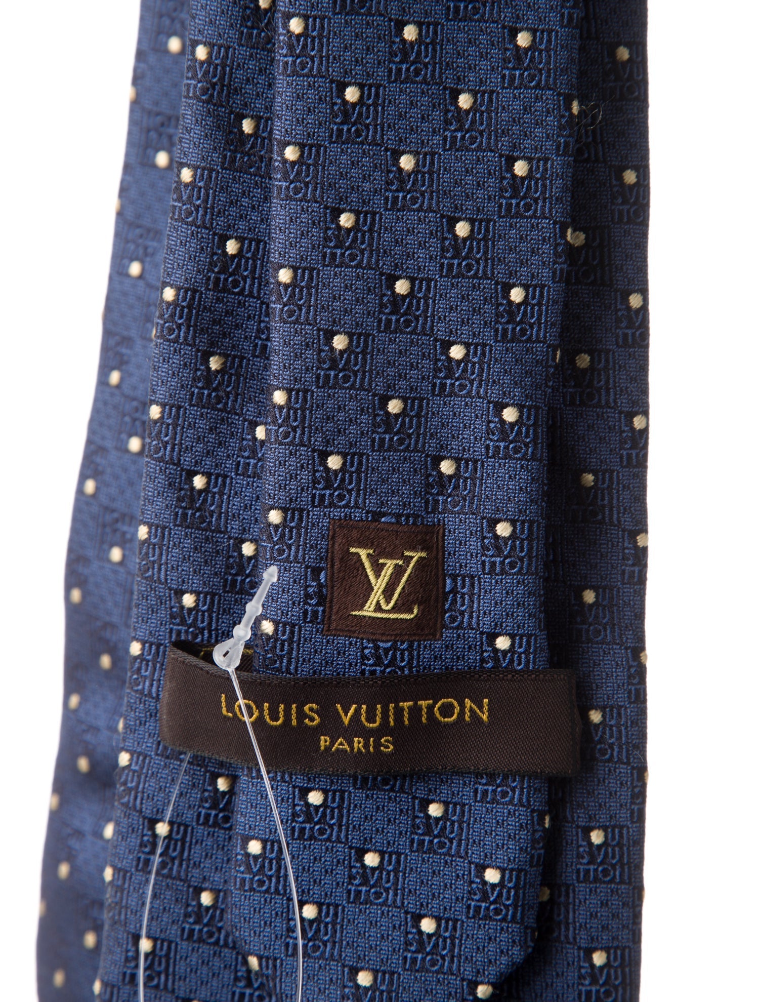 Louis Vuitton patterned silk tie