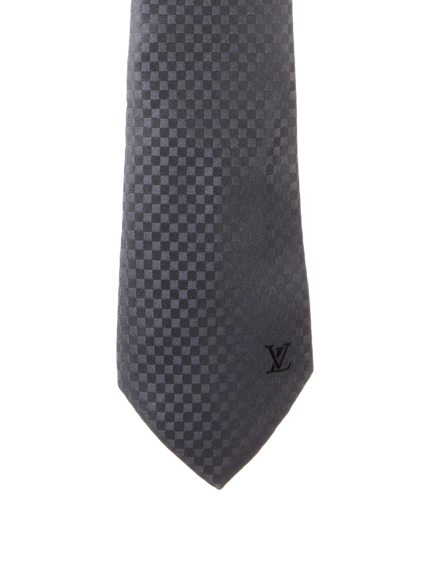 Louis Vuitton patterned silk tie