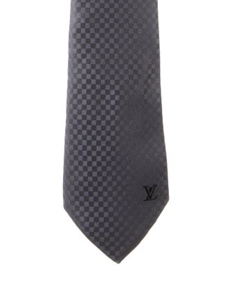 Louis Vuitton patterned silk tie