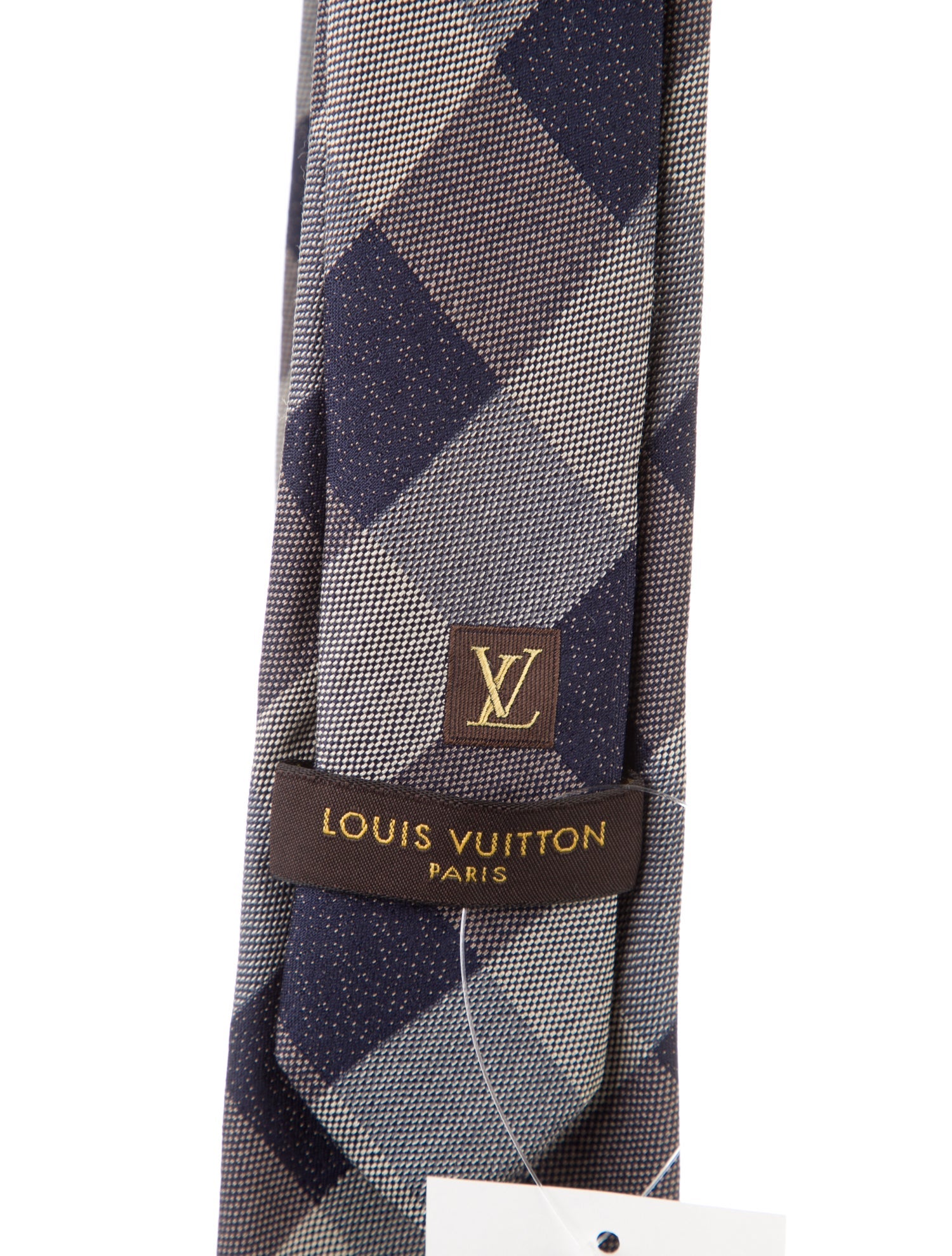 Louis Vuitton patterned silk tie