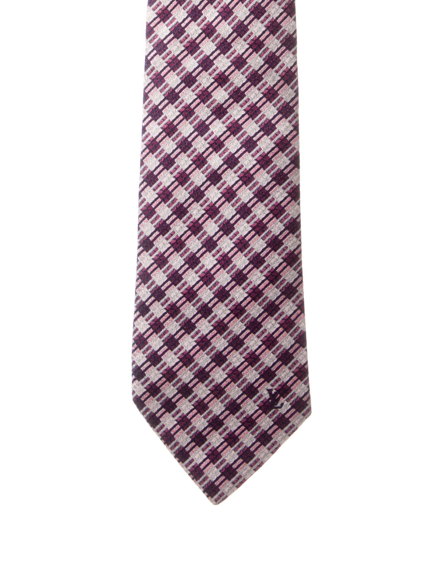 Louis Vuitton patterned silk tie