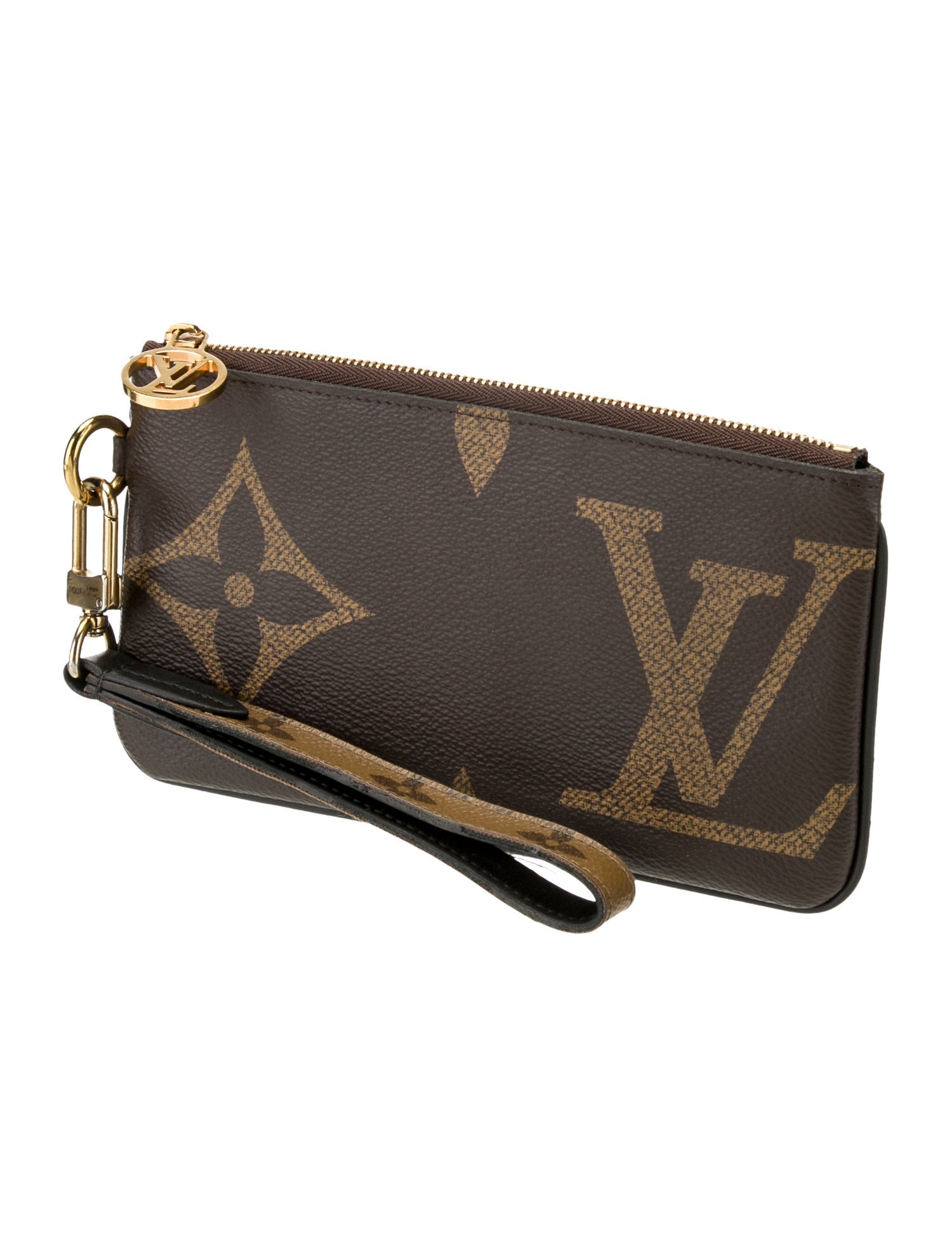 Louis Vuitton Monogram Giant Monogram Reverse Giant Trio Pouch BB