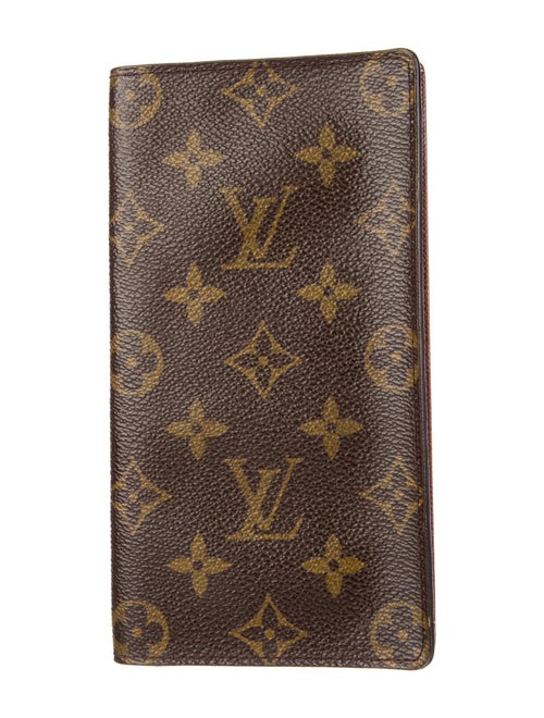 Louis Vuitton 2002 Monogram Pattern Checkbook Holder