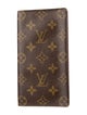 Louis Vuitton 2002 Monogram Pattern Checkbook Holder