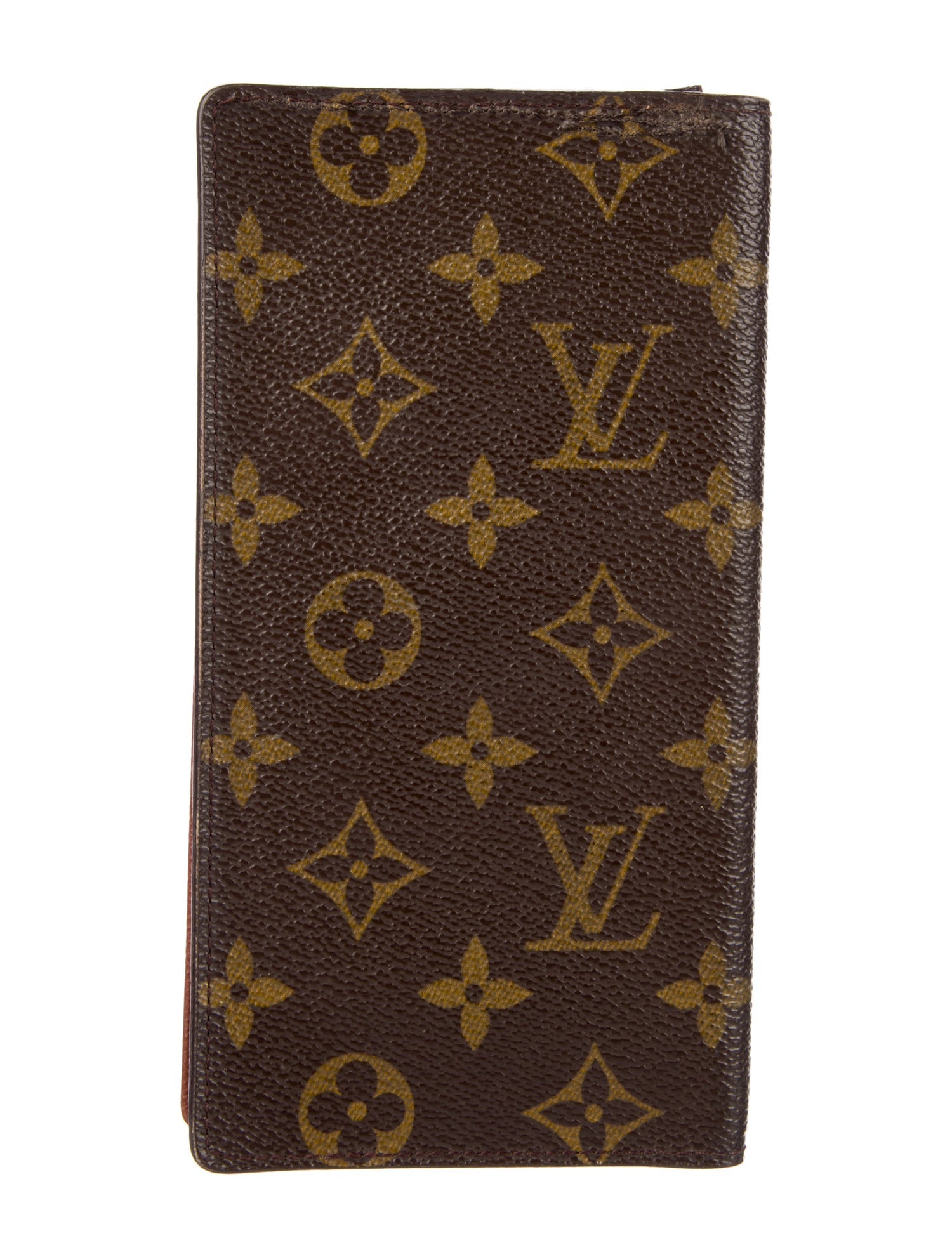 Louis Vuitton 2002 Monogram Pattern Checkbook Holder