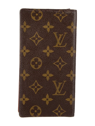 Louis Vuitton 2002 Monogram Pattern Checkbook Holder