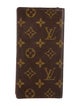 Louis Vuitton 2002 Monogram Pattern Checkbook Holder