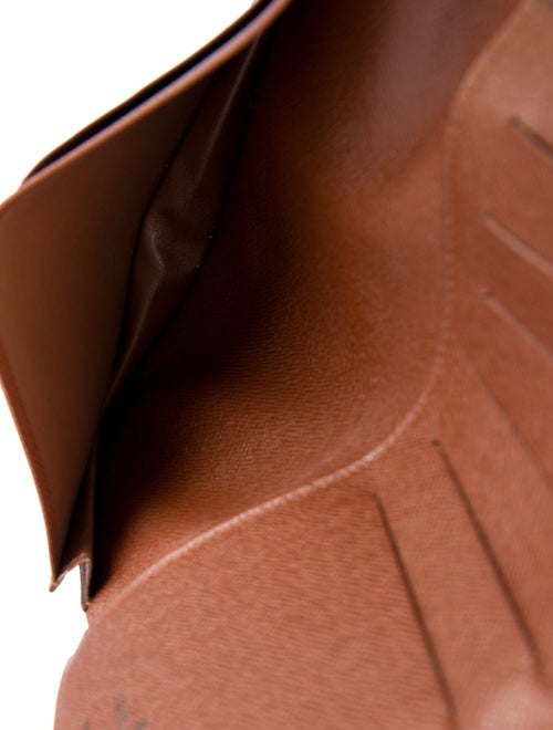 Louis Vuitton 2002 Monogram Pattern Checkbook Holder