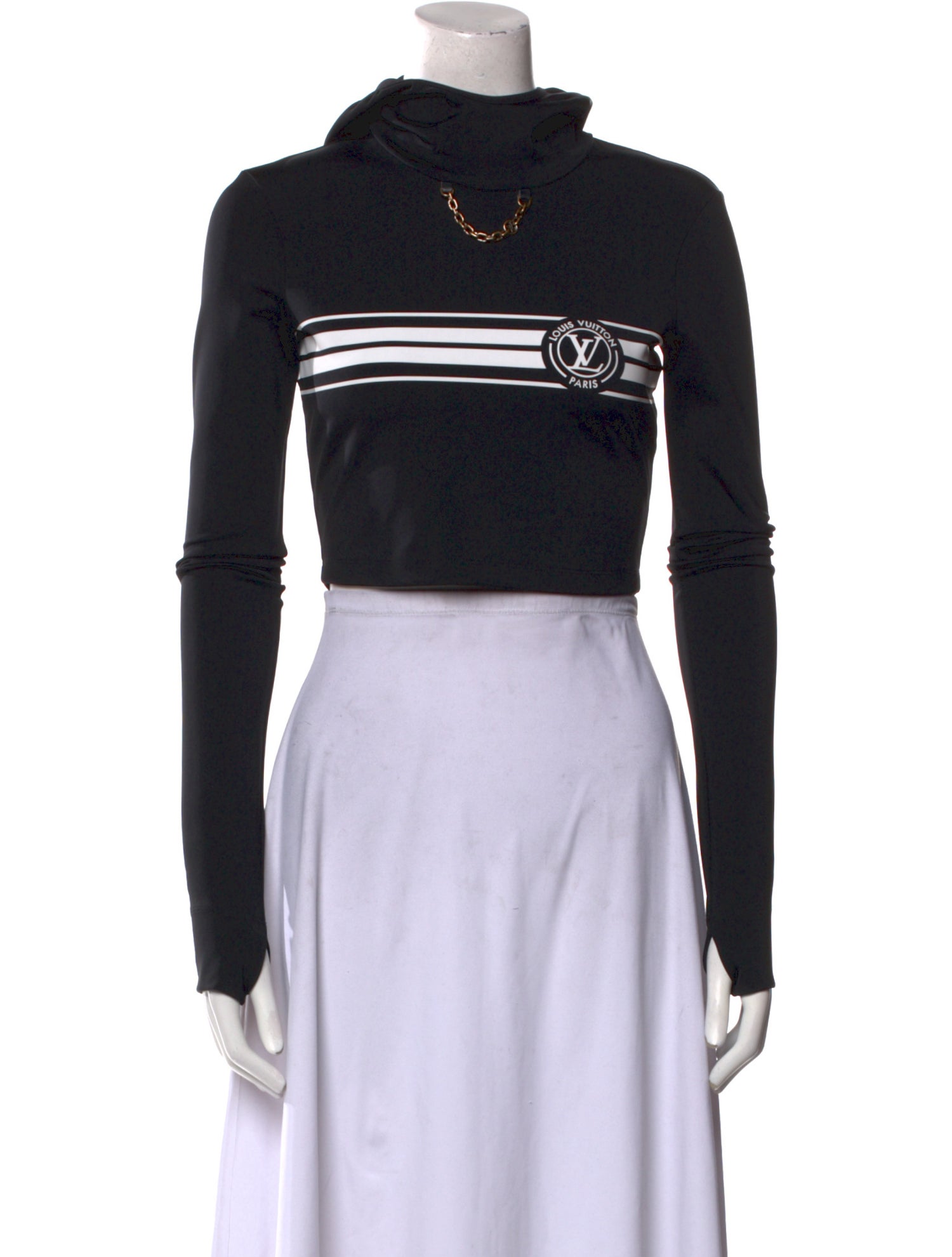 Louis Vuitton 2023 Mock Neck Crop Top