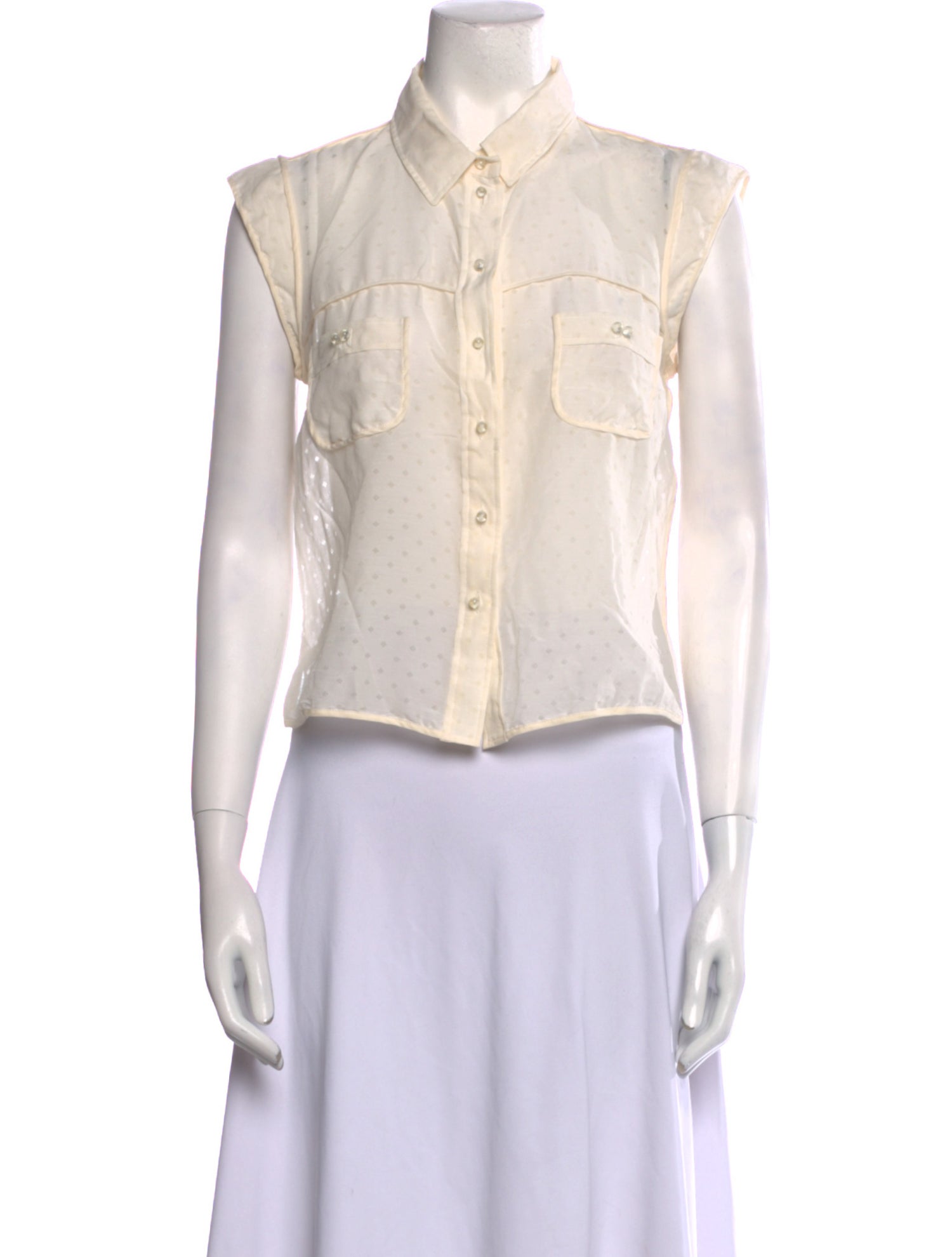 Louis Vuitton Vintage 2000's Button-Up Top