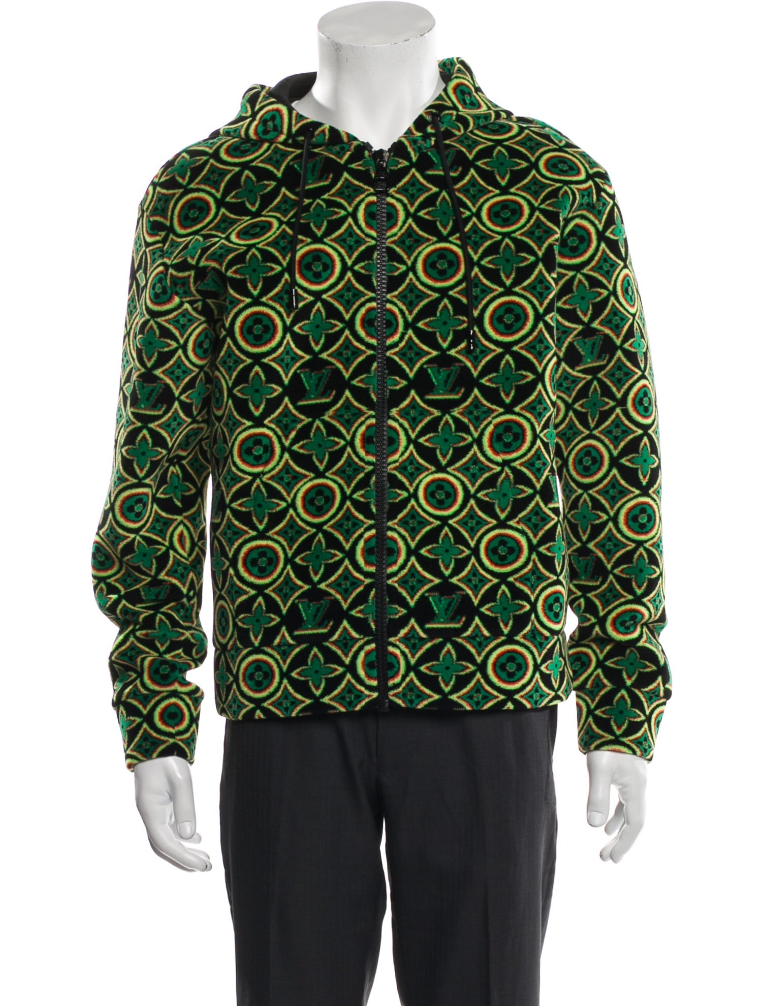 Louis Vuitton 2021 Jamaican Flower Trucker Jacket