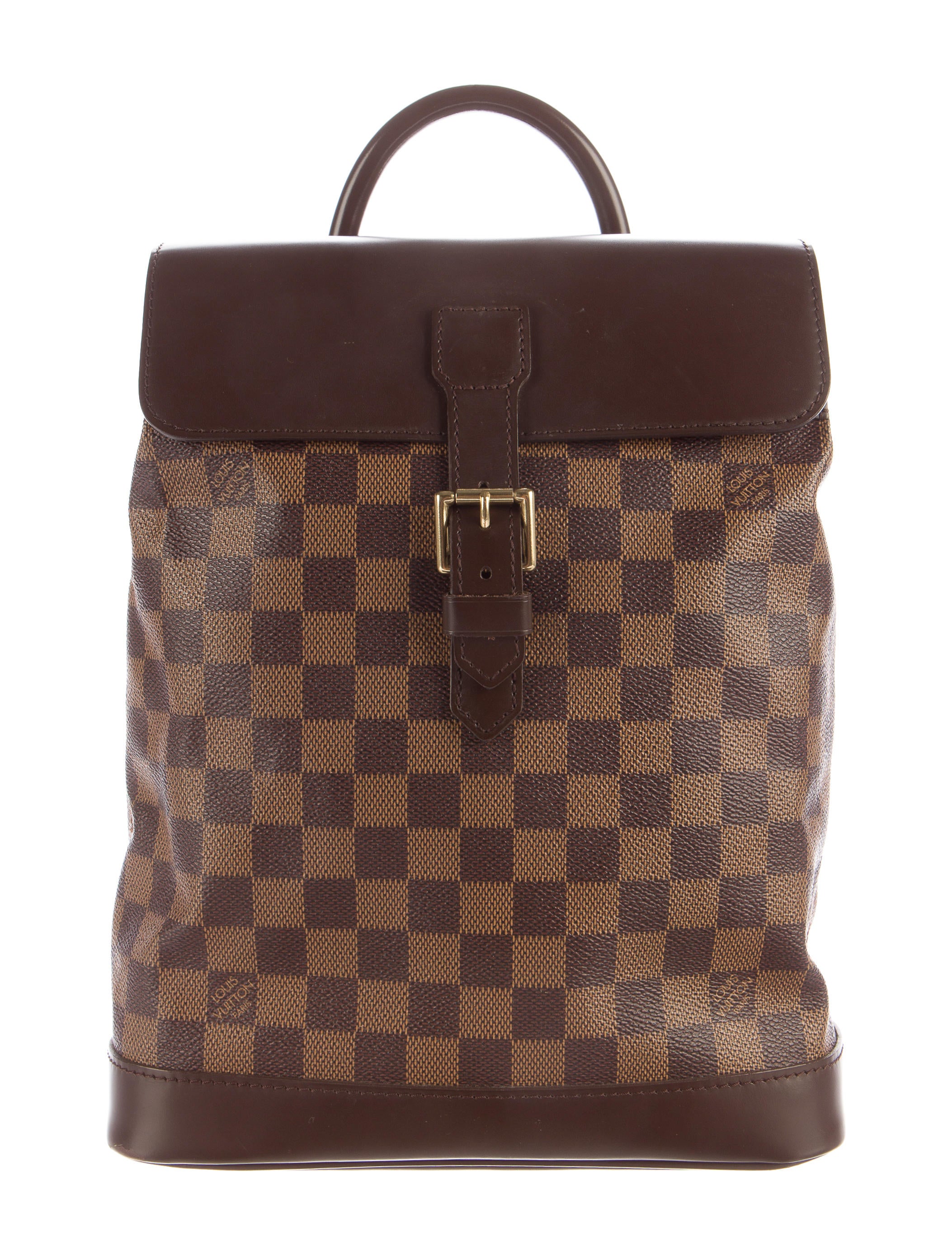 louis vuitton damier ebene soho backpack handbags lou112161 the realreal louis vuitton damier ebene soho backpack handbags lou112161 the realreal
