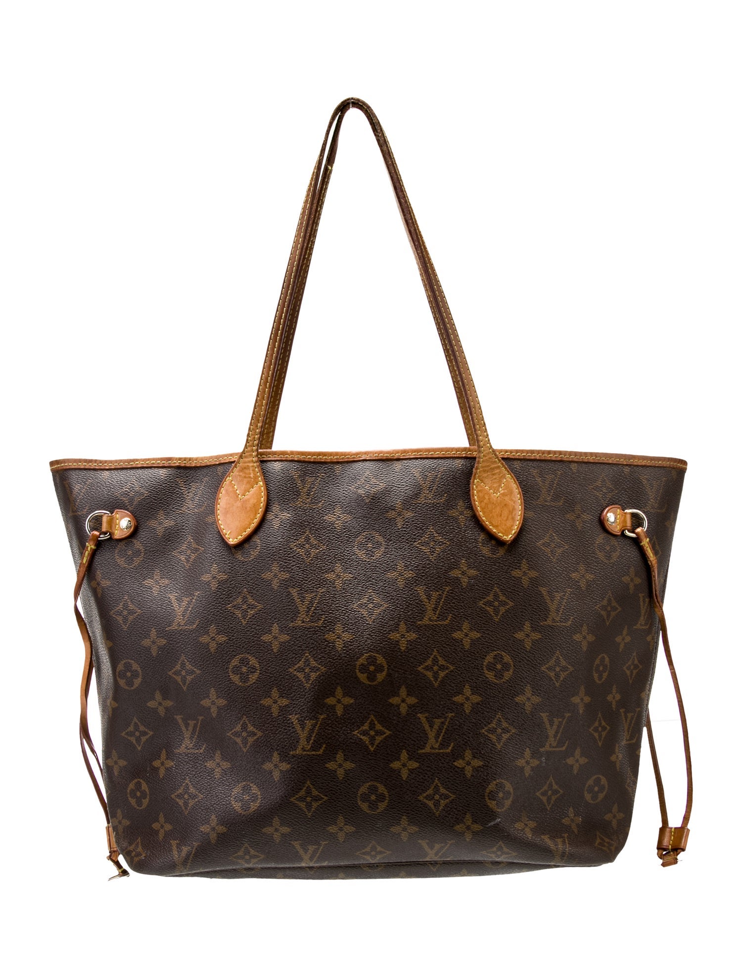 Louis Vuitton LV Monogram Neverfull w/Pouch MM
