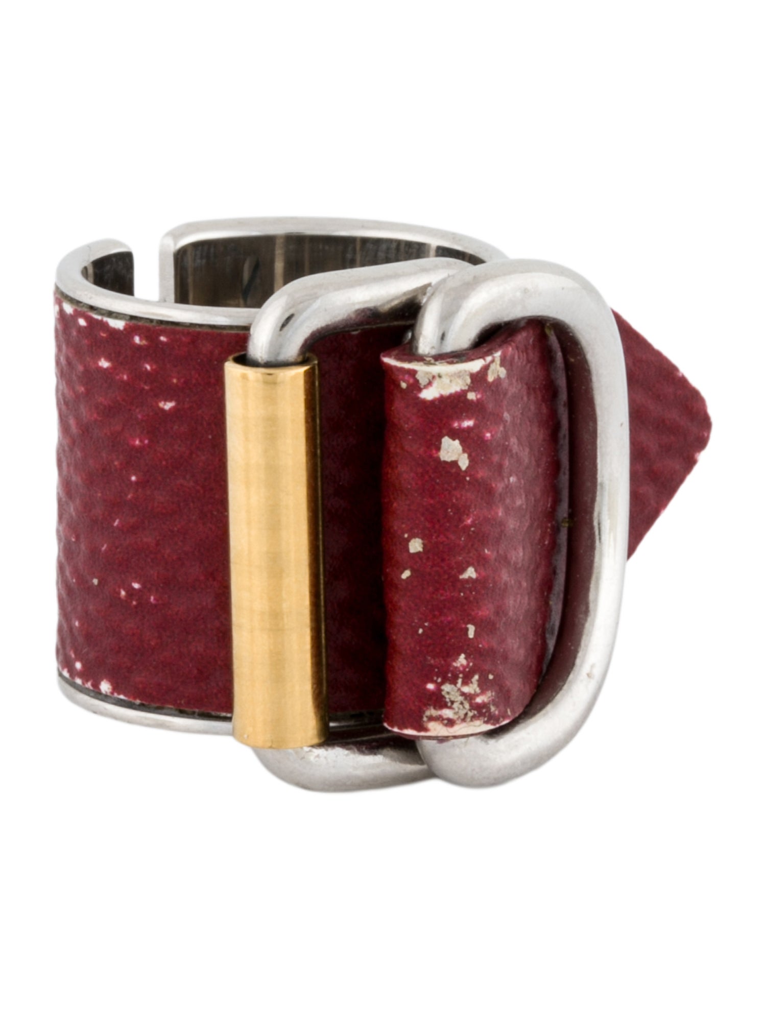 Louis Vuitton Canvas Buckle Ring