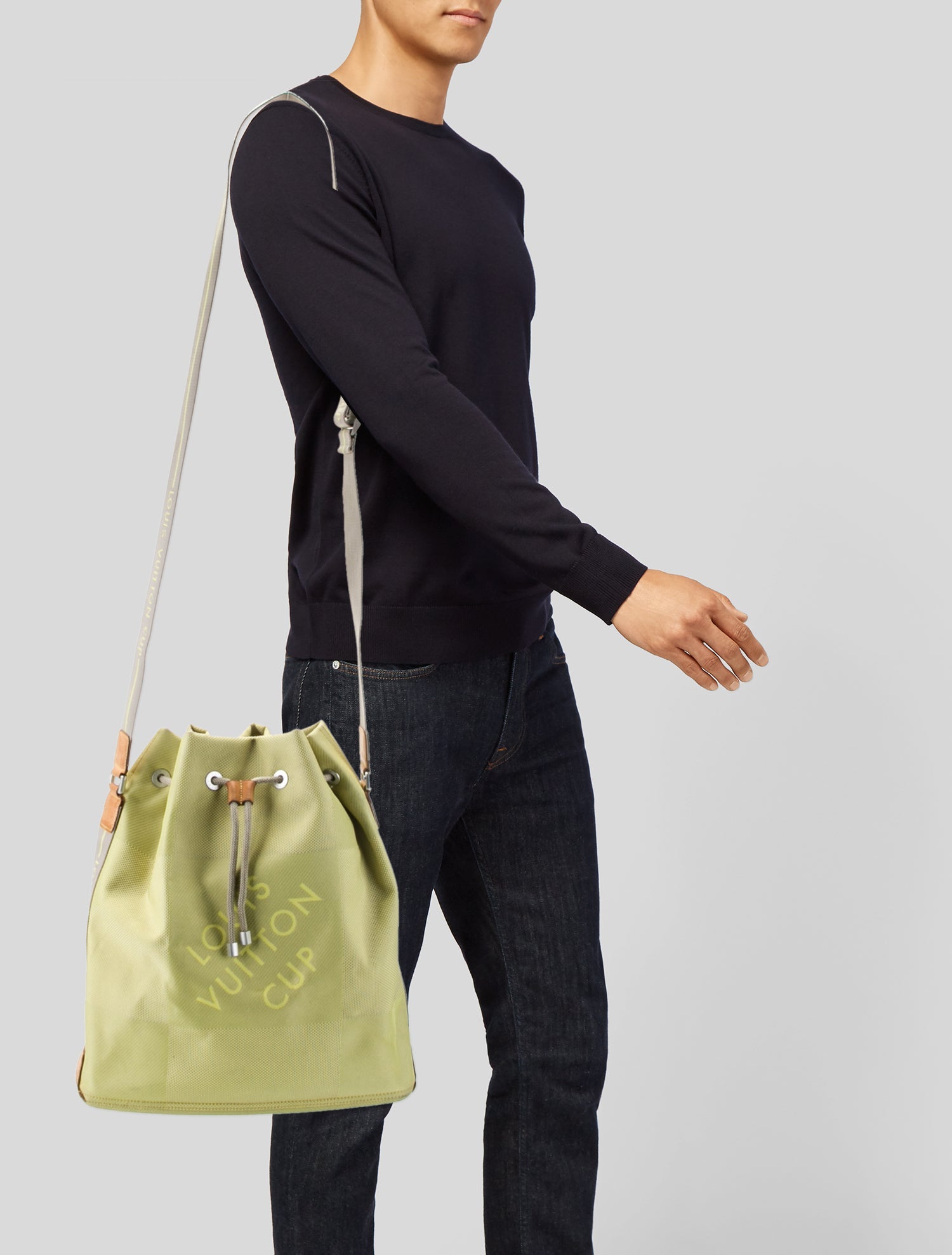 Louis Vuitton Nylon Damier Geant Cup Volunteer Vintage