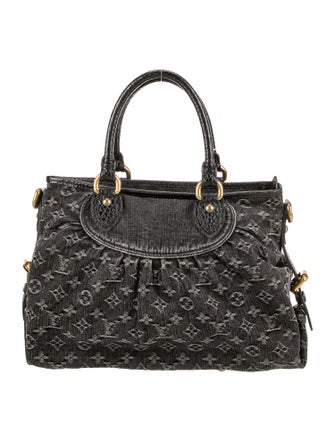 Louis Vuitton Denim Top Handle Bag MM