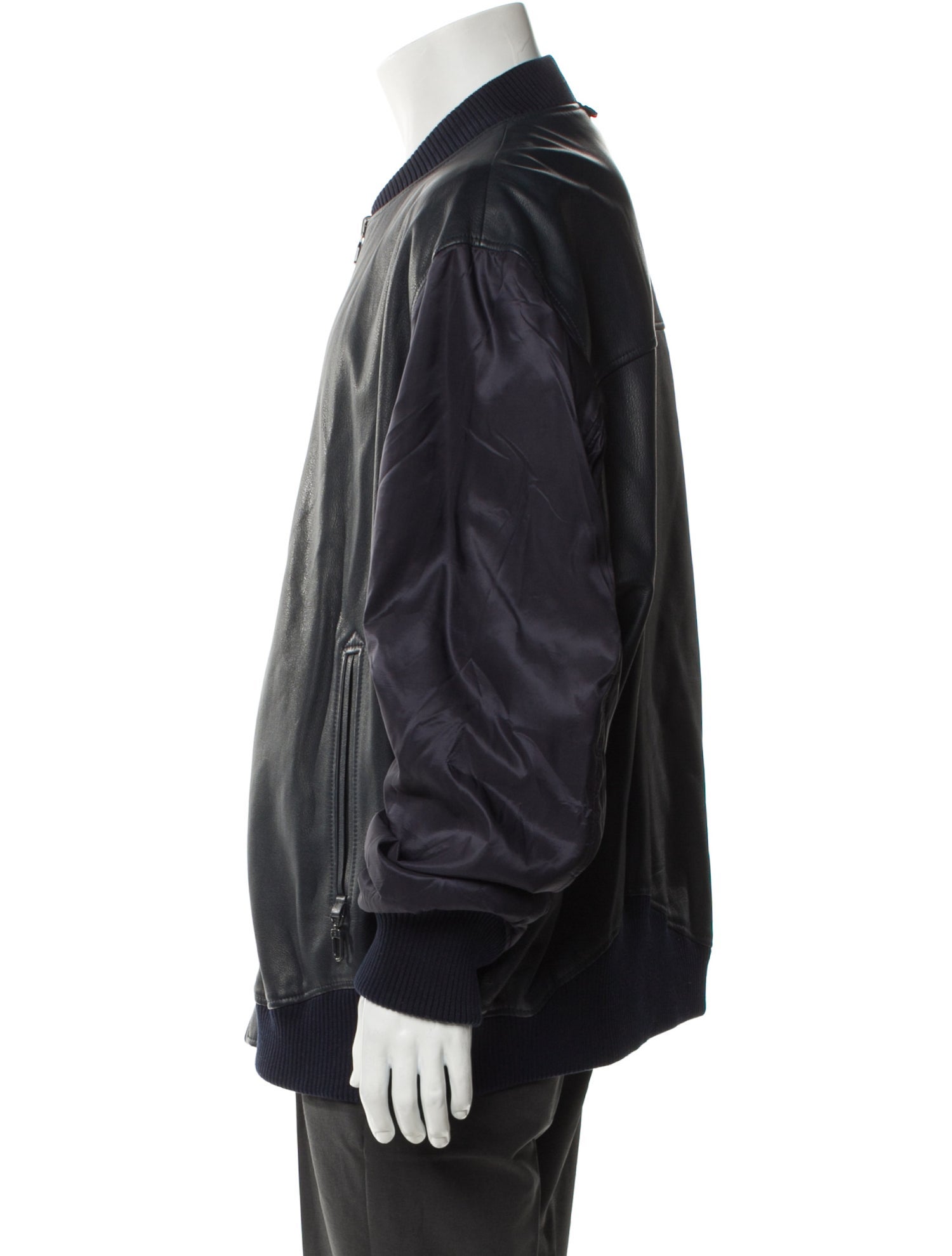 Louis Vuitton Reversible Leather Bomber Jacket