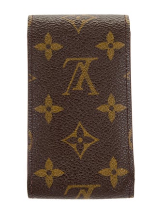 Louis Vuitton Monogram Cigarette Case In Brown Canvas