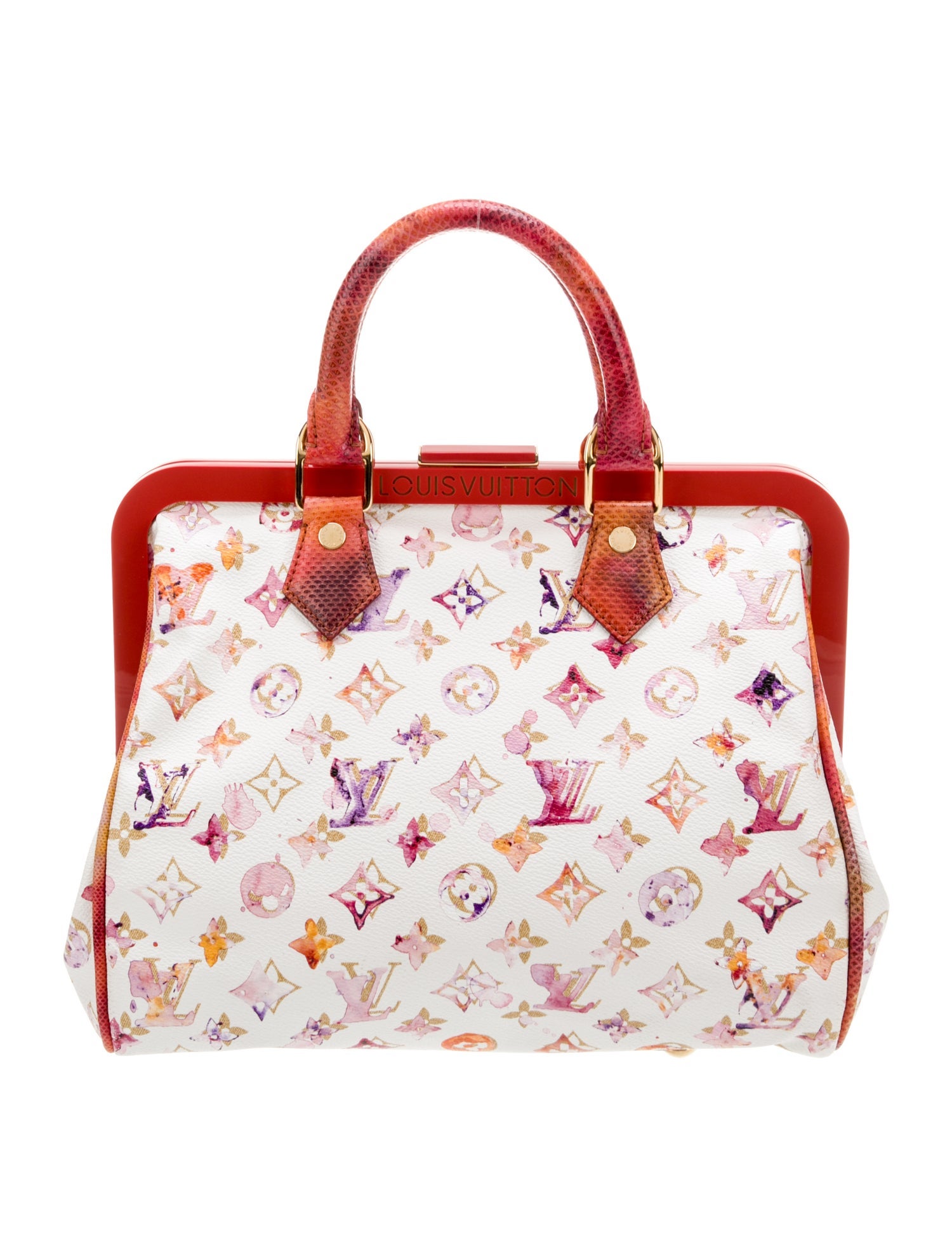 Louis Vuitton Limited Edition Vintage Aquarelle Monogram Richard Prince Frame Speedy