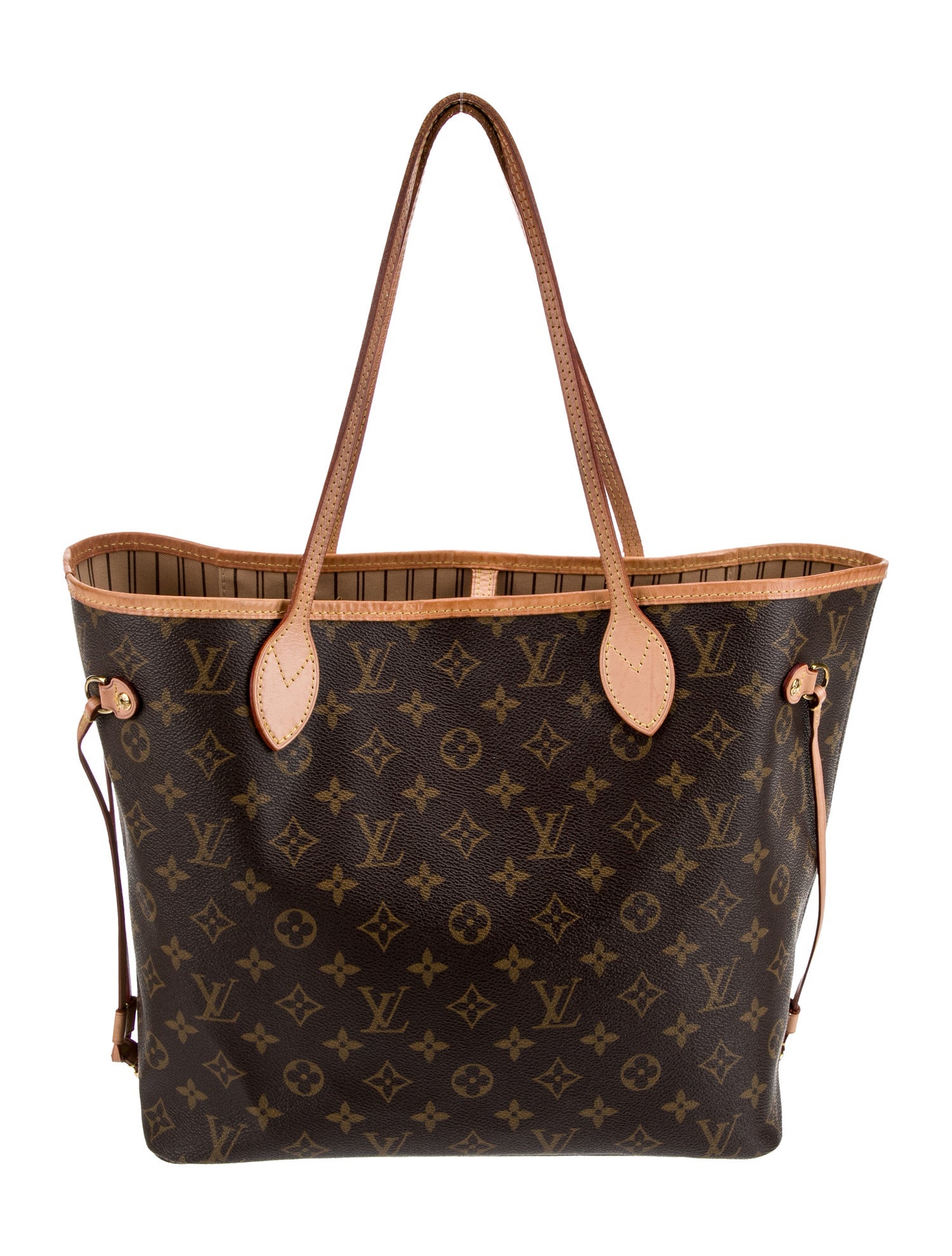 Louis Vuitton LV Monogram Neverfull w/Pouch MM