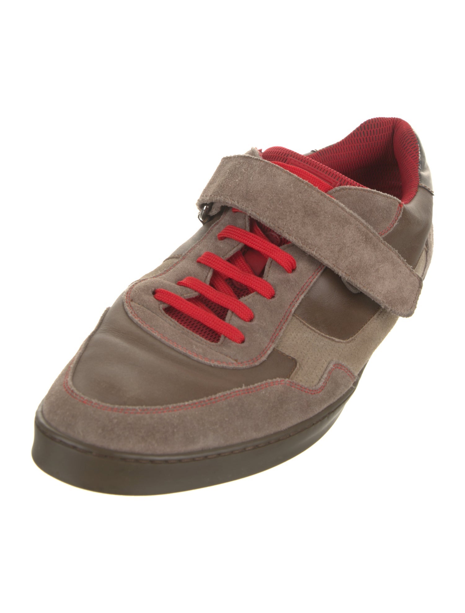 Louis Vuitton Suede Printed Sneakers