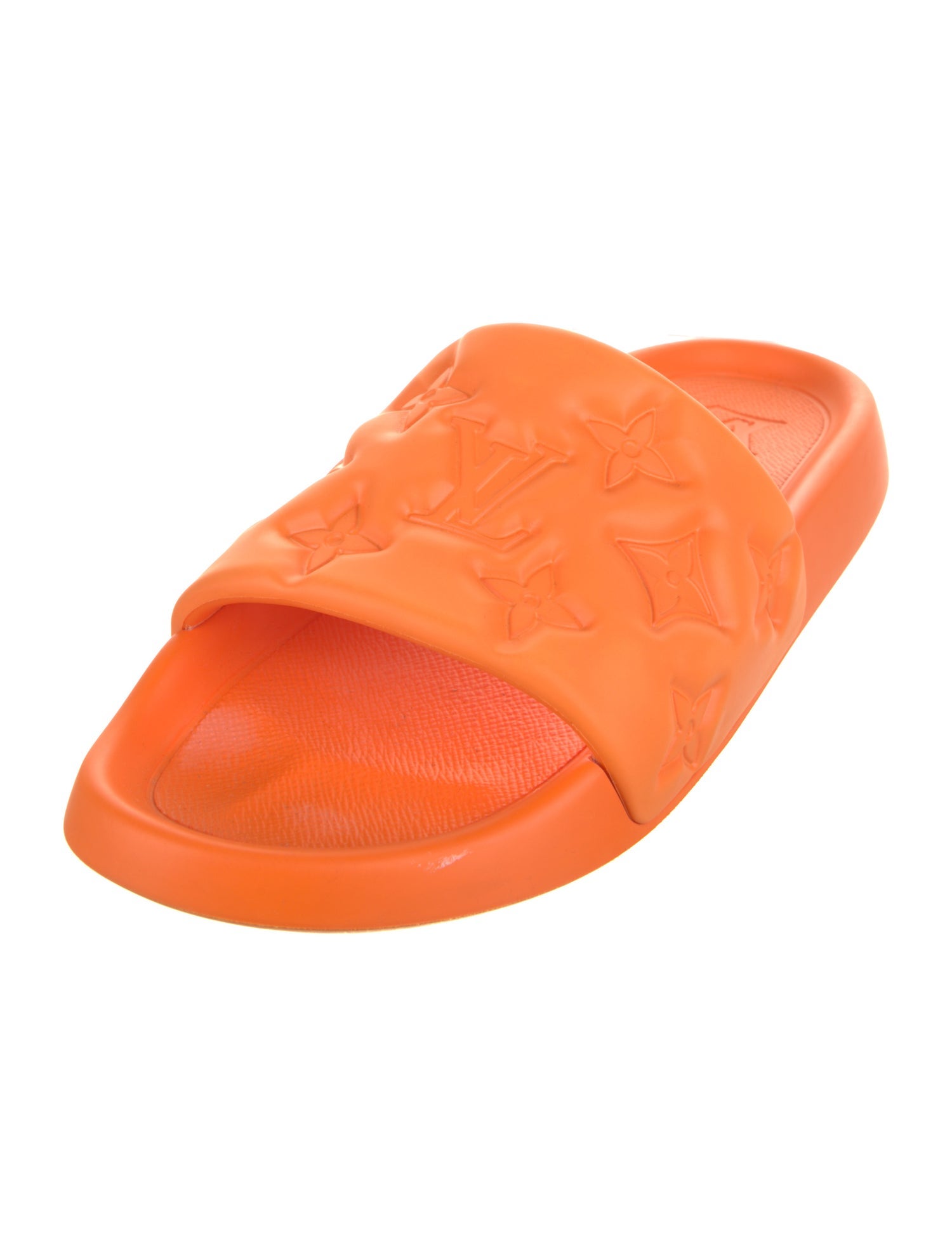 Louis Vuitton LV Monogram Rubber Slides