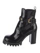 Louis Vuitton Monogram Pattern Patent Leather Rain Boots
