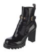 Louis Vuitton Monogram Pattern Patent Leather Rain Boots