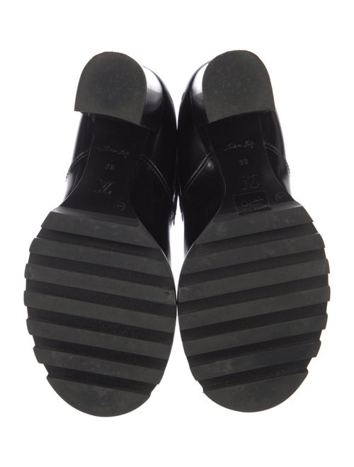 Louis Vuitton Monogram Pattern Patent Leather Rain Boots