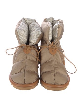 Louis Vuitton Monogram Pattern Nylon Boots