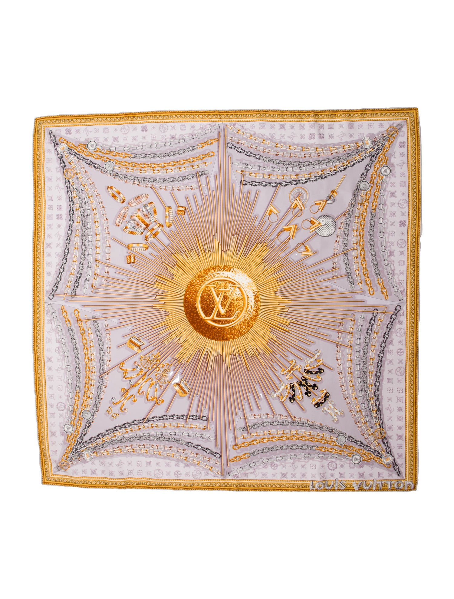 Louis Vuitton Vendome Silk Scarf