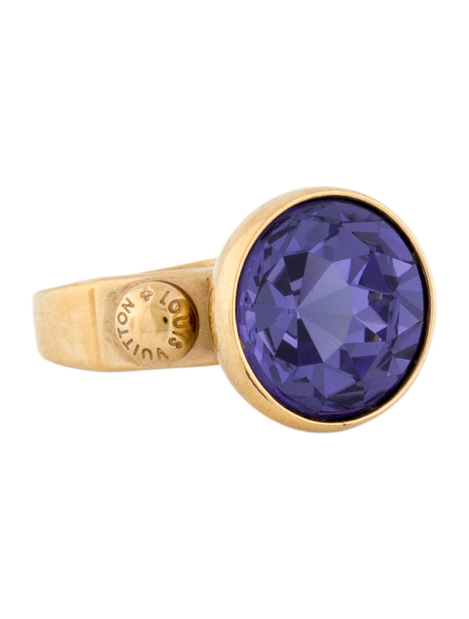 Louis Vuitton Crystal Over the Rainbow Cocktail Ring