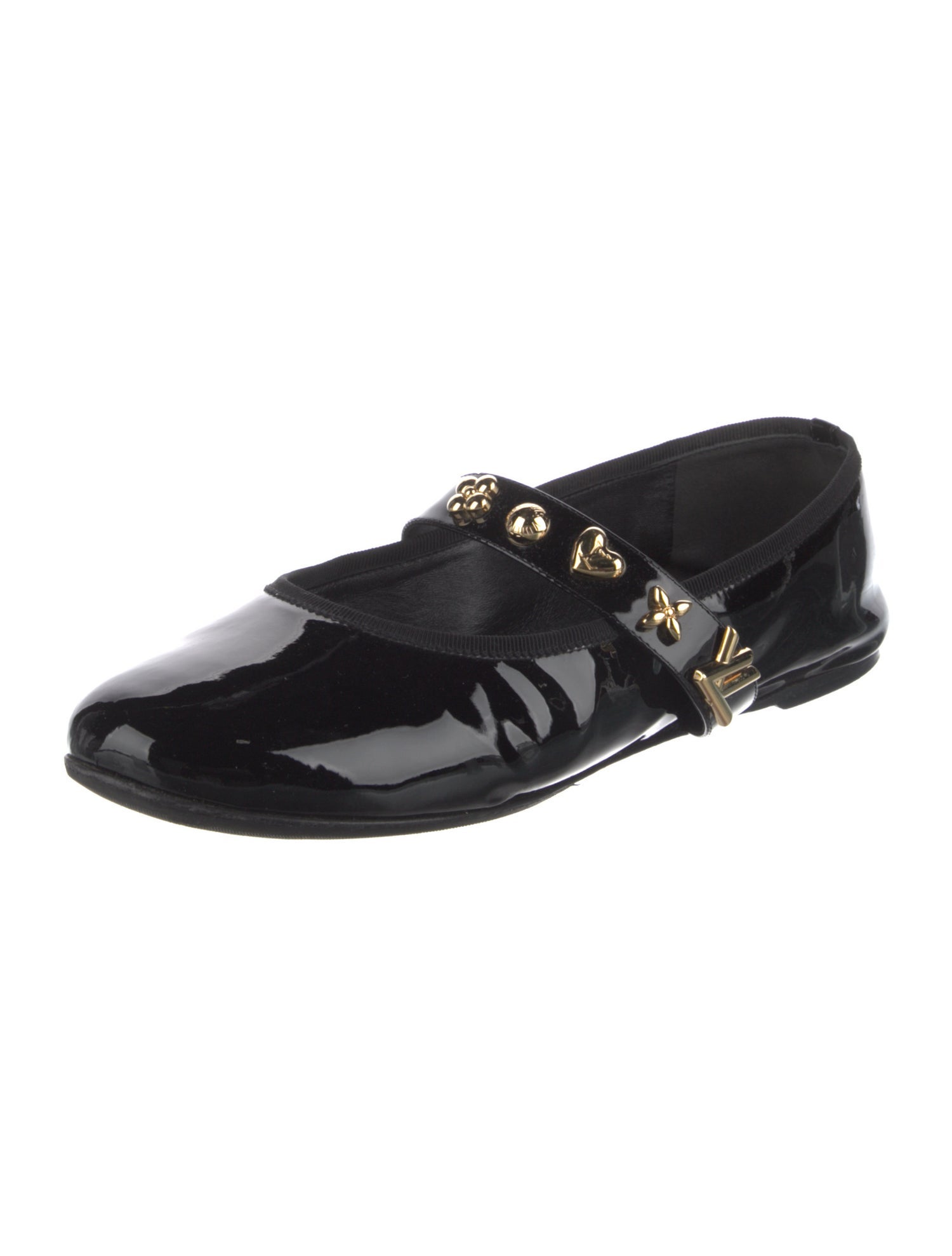 Louis Vuitton Patent Leather Mary Jane Flats