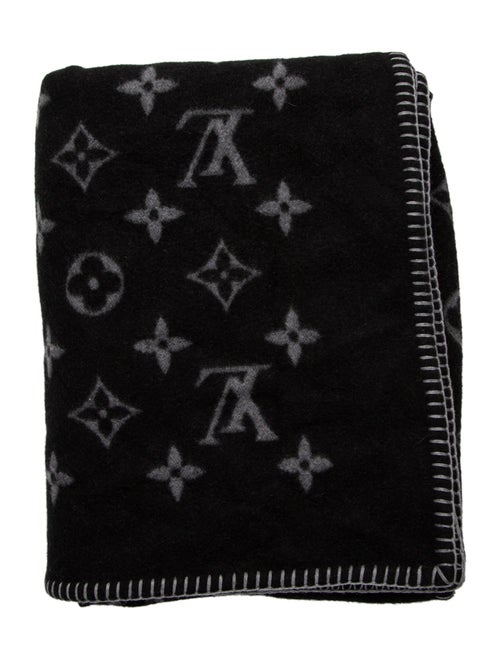 Louis Vuitton Monogram Eclipse Throw Blanket