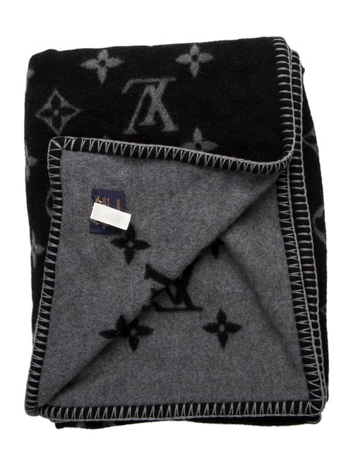 Louis Vuitton Monogram Eclipse Throw Blanket