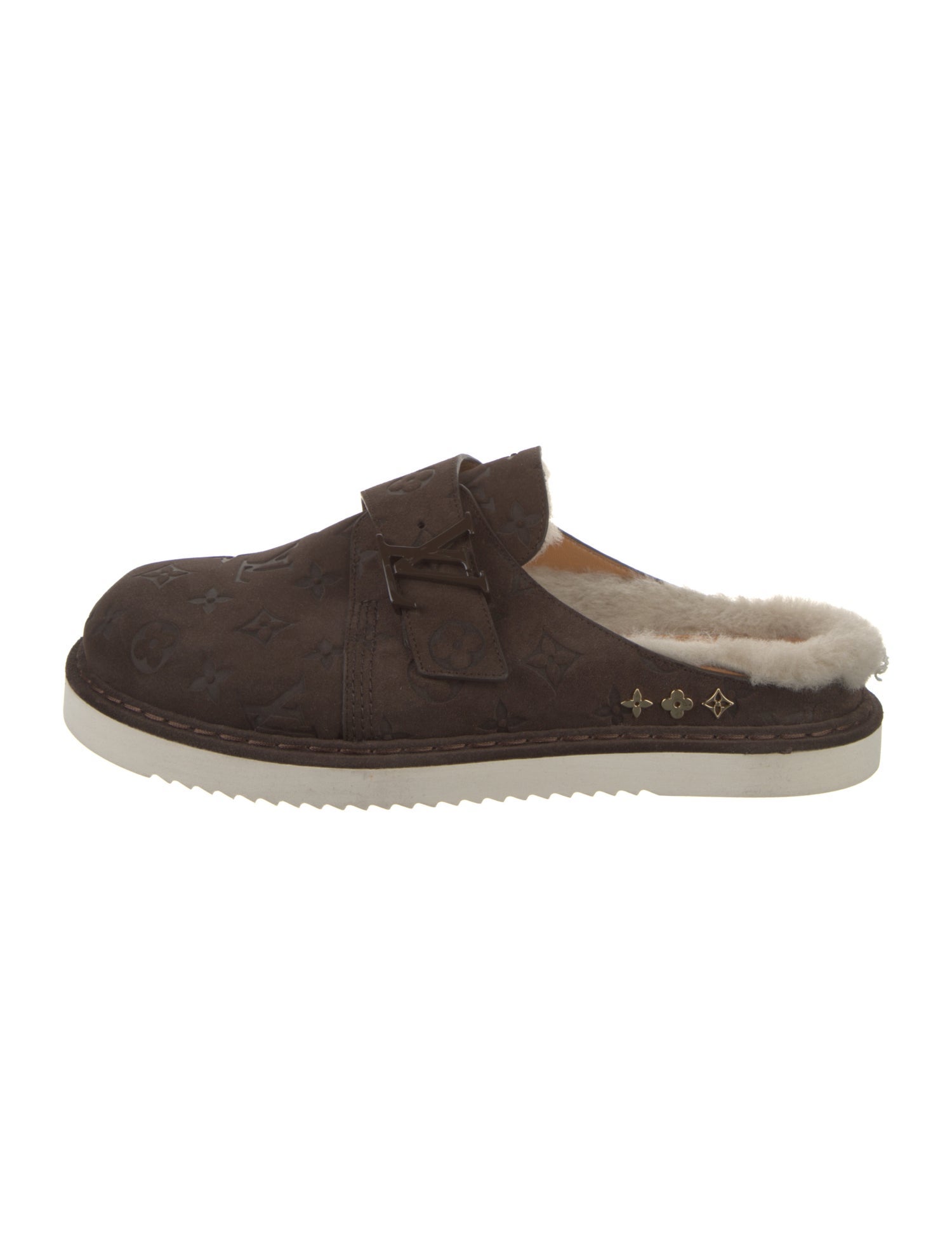 Louis Vuitton Suede Slippers