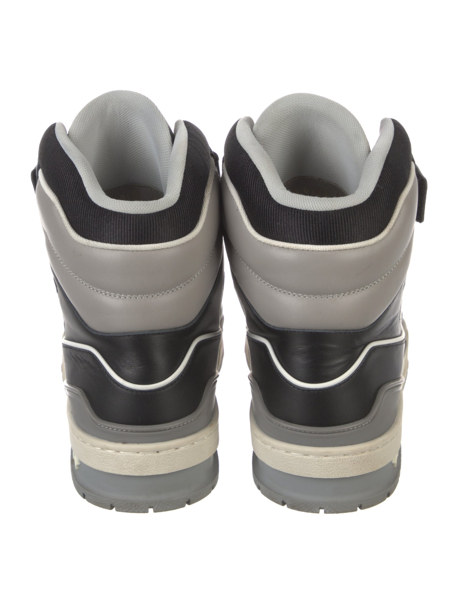 Louis Vuitton Leather Colorblock Pattern Sneakers